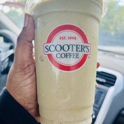 Scooter's Coffee - Matcha Green Tea Smoothie with Strawberry Fruit Flavor:)