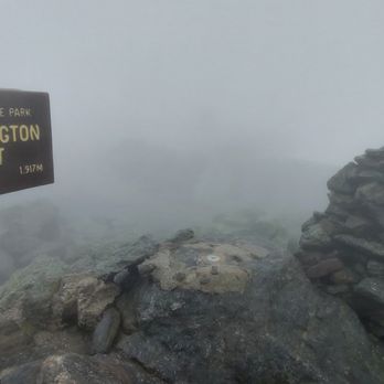 The Mount Washington Cog Railway - Here's the summit with about zero visibility. - Local Flavor Near Me - Mount Washington, New Hampshire The Mount Washington Cog Railway - Here's the summit with about zero visibility. - Local Flavor Near Me - Mount Washington, New Hampshire