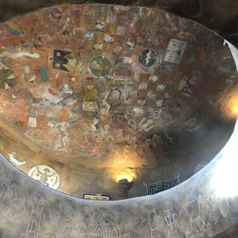 Desert View Watchtower - Look-up! A kaleidoscope-like ceiling from inside the tower! Wow! - Landmarks & Historical Buildings Near Me - Grand Canyon, Arizona Desert View Watchtower - Look-up! A kaleidoscope-like ceiling from inside the tower! Wow! - Landmarks & Historical Buildings Near Me - Grand Canyon, Arizona