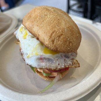 Amboy - This is the Spam and Eggs breakfast sandwich . - Steakhouses Near Me - Los Angeles, California
