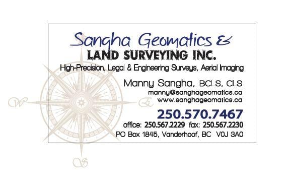 Sangha Geomatics Land Surveying Land Surveying Vanderhoof Phone Number