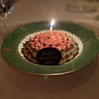 Carbone Riviera - Tiramisu for a belated birthday - Italian Near Me - Las Vegas, Nevada