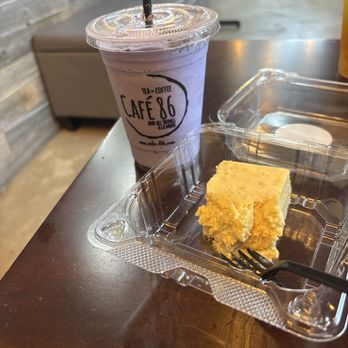 Cafe 86 - The mais con yelo bar taste sooo good like a corn bread but softer. - Desserts Near Me - West Covina, California