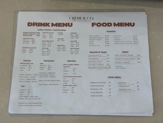 Menu photo 1 Crème & Co Lisle, IL Menu photo 1 Crème & Co Lisle, IL
