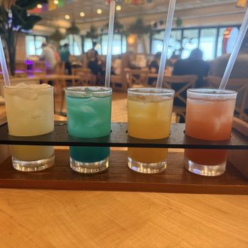 Gran Patron - Margarita Flight (coconut, ocean blue, mango, strawberry) - Mexican Near Me - Virginia Beach, Virginia Gran Patron - Margarita Flight (coconut, ocean blue, mango, strawberry) - Mexican Near Me - Virginia Beach, Virginia