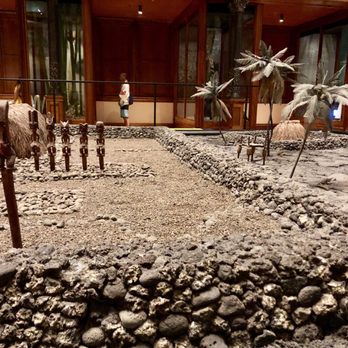 Bishop Museum - Heiau model - VN - Museums Near Me - Honolulu, Hawaii
