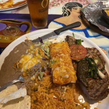 El Tapatio - Victoria cerveza, Ribeye Ranchero add a cheese enchilada for extra cholesterol. - Bars Near Me - Flagstaff, Arizona