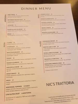 Menu photo 3 Nic's Trattoria East Greenbush, NY Menu photo 3 Nic's Trattoria East Greenbush, NY
