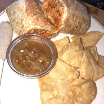 Healthy Substance - Chorizo and egg (vegan) burrito - Vegan Near Me - Chicago, Illinois
