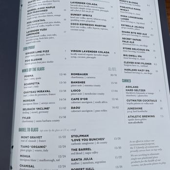 Duke's La Jolla - Menu - New American Near Me - La Jolla, California Duke's La Jolla - Menu - New American Near Me - La Jolla, California