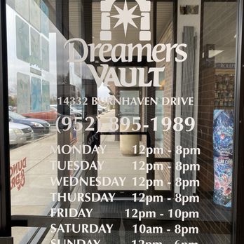 Dreamers Vault Games - Hours and phone number - Toy Stores Near Me - Burnsville, Minnesota Dreamers Vault Games - Hours and phone number - Toy Stores Near Me - Burnsville, Minnesota