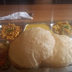 Jai Shri Krishna - Lunch special £4.50 but a to go box is a extra 50 pence. Worth it& delicious!!