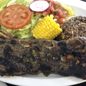 La Promesa - Beef ribs entree - Salvadoran Near Me - Sterling, Virginia
