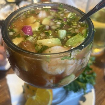 Via Mar Grill & Bar - There is about 5 shrimp in their cocktail $24 - Mexican Near Me - Ontario, California Via Mar Grill & Bar - There is about 5 shrimp in their cocktail $24 - Mexican Near Me - Ontario, California