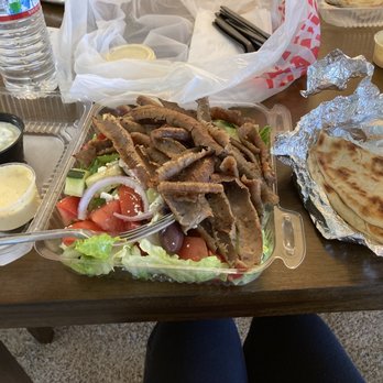 Yiassoo - Gyros Salad to go - Greek Near Me - Cupertino, California Yiassoo - Gyros Salad to go - Greek Near Me - Cupertino, California