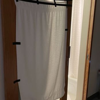 SpringHill Suites Vernal - Sliding barn doors for shower room - had to tape towels over the glass for the tiniest ounce of privacy - Hotels Near Me - Vernal, Utah