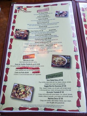 Menu photo 1 Cocina Mexicana Tacoma, WA