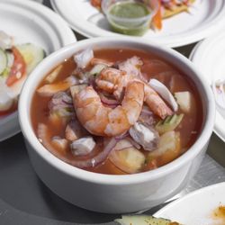 SaborCito - Cazuelita Mixta (bowl of seafood in our cocktail mix)