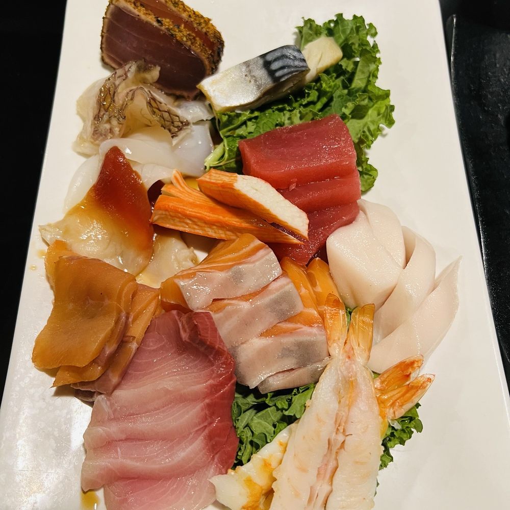 Basil of Monroe - Platter of sashimi. Good but I only like certain fish. But if u like to try them all this is the dish for you. - Thai Near Me - Monroe, Louisiana Basil of Monroe - Platter of sashimi. Good but I only like certain fish. But if u like to try them all this is the dish for you. - Thai Near Me - Monroe, Louisiana