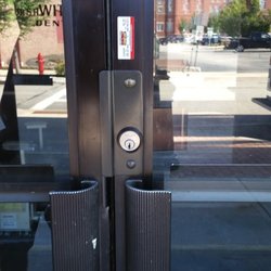 Seacoast Lock & Safe Co - Locks on storefront doors that Seacoast Lock & Safe rekeys, repairs and installs.