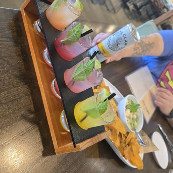 Mojo Cuban Kitchen and Rum Bar - Mojito flight , ceviche with plantains - Cuban Near Me - Tucson, Arizona Mojo Cuban Kitchen and Rum Bar - Mojito flight , ceviche with plantains - Cuban Near Me - Tucson, Arizona