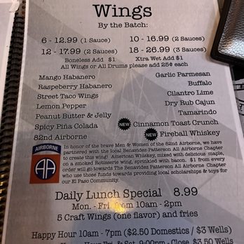The El Paso Wing Factory - Chicken Wings Near Me - El Paso, Texas
