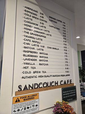 Menu photo 8 Sandcouch Cafe Los Angeles, CA Menu photo 8 Sandcouch Cafe Los Angeles, CA