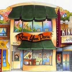 Joe Bulger, DDS - Artist's rendering of street view. Note: we're actually 2 doors from the theater.