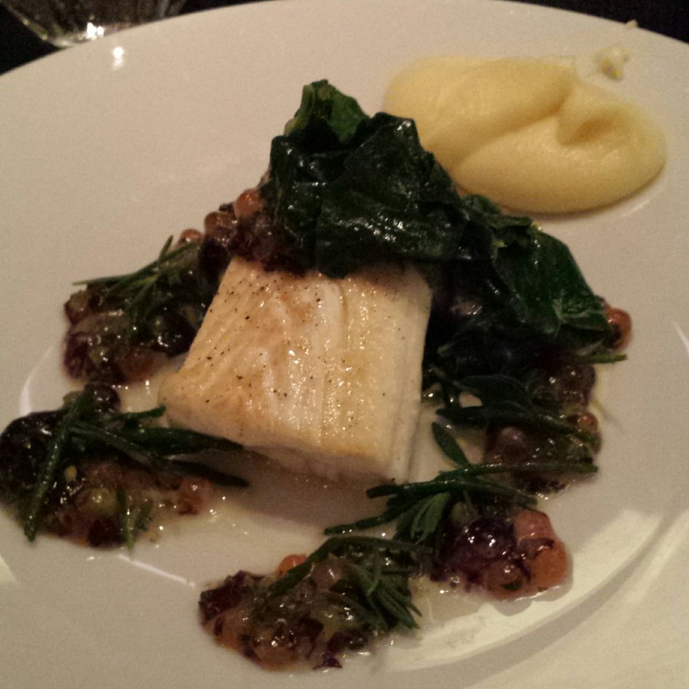 Dinner by Heston Blumenthal - Fab halibut - British Near Me - London, XGL Dinner by Heston Blumenthal - Fab halibut - British Near Me - London, XGL