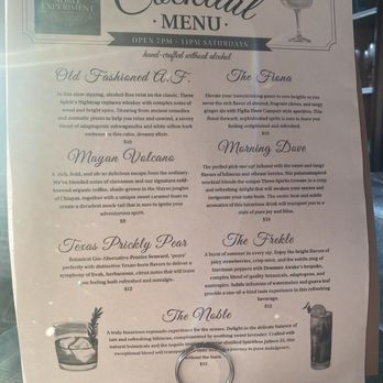 Noble Experiment - Cocktail menu Aug 2023 - Bars Near Me - Wylie, Texas Noble Experiment - Cocktail menu Aug 2023 - Bars Near Me - Wylie, Texas