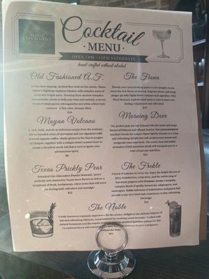 Menu photo 2 Noble Experiment Wylie, TX Menu photo 2 Noble Experiment Wylie, TX