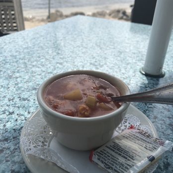 Lazy Days Restaurant - My cup of conch chowder - Seafood Near Me - Islamorada, Florida Lazy Days Restaurant - My cup of conch chowder - Seafood Near Me - Islamorada, Florida