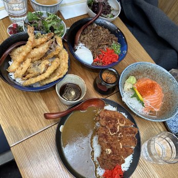 Ozakaya - Ten Don Lunch Special Tonkutsu Curry  Yakiniku Don Lunch Special  Sake Don Lunch Special - Izakaya Near Me - Brooklyn, New York