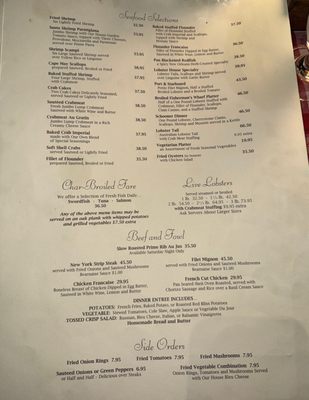 Menu photo 2 The Lobster House Cape May, NJ Menu photo 2 The Lobster House Cape May, NJ