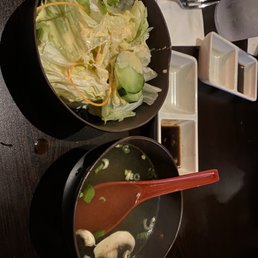 Soup and salad