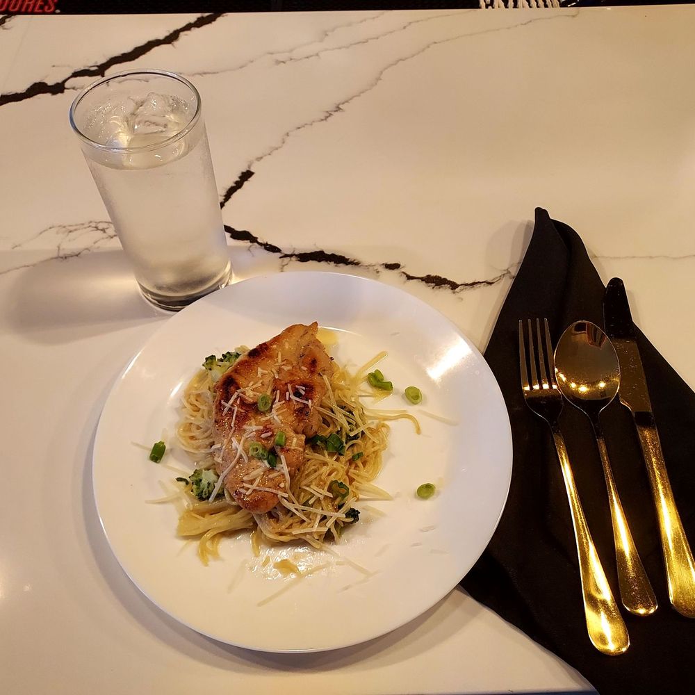 Tapas N - Pollo ñ  Chicken angelhair pasta - Spanish Near Me - Indianapolis, Indiana