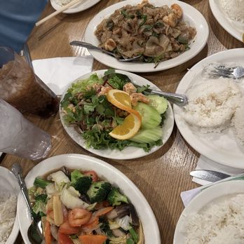 Thai Original BBQ - Garden Vegetables, The Monster, Drunken Noodles & Papaya Salad - Thai Near Me - Cerritos, California