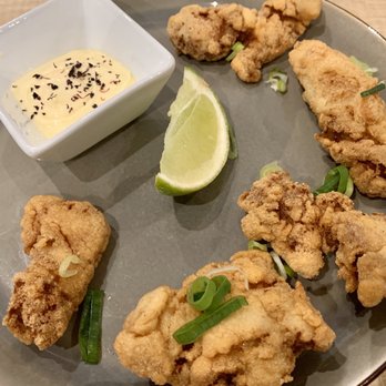 Kanada-ya - Chicken Karaage, it came out only these couple pieces, a bit pricy for the amount of food tbh - Ramen Near Me - Barcelona, B