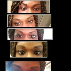 IBrow Ink Microblading - Order of pics: before, 1st day, after the peeling completed, 5 months after, 9 months after, 1 year after. This is with only one session.