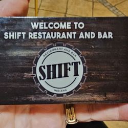 Shift Restaurant And Bar - Business card