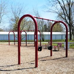 Northside Park - Playground beyond the field for little ones when they get bored. Access from the east is closer.