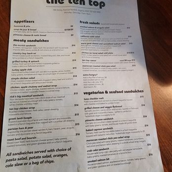 The Ten Top - American Near Me - Norfolk, Virginia
