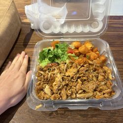 Paramount Fine Foods - Hand for size comparison