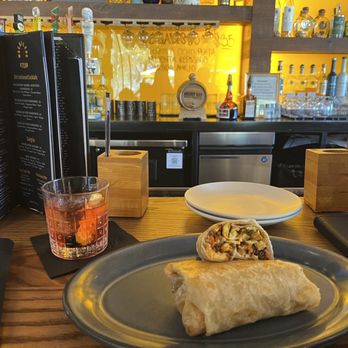 Mochilero Kitchen - Breakfast burrito and Oaxaca old fashioned - Mexican Near Me - Scottsdale, Arizona