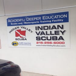 Indian Valley Scuba - Sign out front
