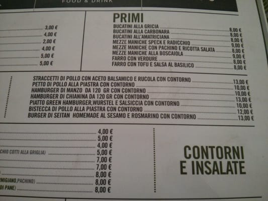 Menu photo 2 Green Club Rome, RM