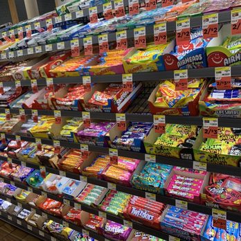 Love's Travel Stop - Candy aisle. Look to the left and you can see the LED lights - Gas Stations Near Me - Oklahoma City, Oklahoma
