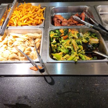 Hong Kong Buffet - Seafood Bake, French Fries, Teriyaki Chicken Skewers And Chicken And Broccoli. - Buffets Near Me - Toledo, Ohio