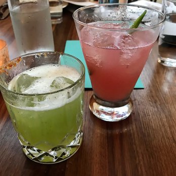 Chaak Kitchen - Margaritas - Jalepeno-Pepino and Waterfall ...both very flavorful - Cocktail Bars Near Me - Tustin, California Chaak Kitchen - Margaritas - Jalepeno-Pepino and Waterfall ...both very flavorful - Cocktail Bars Near Me - Tustin, California