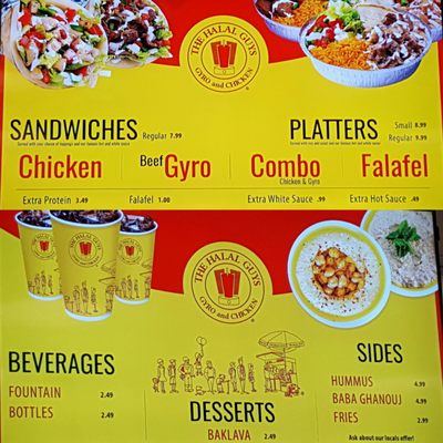 Menu photo 4 The Halal Guys Las Vegas, NV